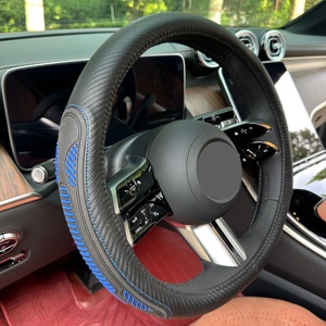 Funda <span class=keywords><strong>de</strong></span> <span class=keywords><strong>Volante</strong></span> <span class=keywords><strong>de</strong></span> Cuero Universal <span class=keywords><strong>de</strong></span> Alta Calidad, Antideslizante, Agarre Cómodo - Product Image 3