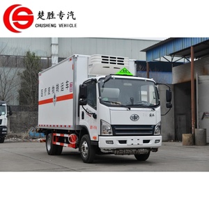 Camión Refrigerado LHD 4x2 FAW Euro 6 130HP para Transporte de Residuos Médicos, Camión de Carga con Caja de 4.1m para Transporte de Residuos Clínicos - Product Image 3