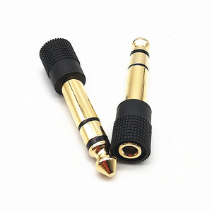 GlobalCrown Connettore Audio da 6,35mm Maschio a 3,5mm Femmina o <span class=keywords><strong>Jack</strong></span> per Altoparlante e Chitarra 6,35 - Product Image 3