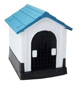 Роскошный дом для собак серии уличное использование большой размер Съемный дождь пластиковый дом для собак с окном