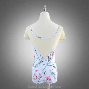 Maillot <span class=keywords><strong>de</strong></span> <span class=keywords><strong>Ballet</strong></span> <span class=keywords><strong>de</strong></span> Manga Corta con Estampado Floral <span class=keywords><strong>de</strong></span> Spandex para Mujer, <span class=keywords><strong>Ropa</strong></span> <span class=keywords><strong>de</strong></span> <span class=keywords><strong>Ballet</strong></span> para Entrenamiento <span class=keywords><strong>de</strong></span> Adultos - Product Image 6