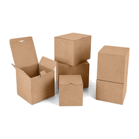 Boîtes en carton kraft pliables pour l'emballage de vêtements et textiles, boîtes d'expédition en carton ondulé, vente en gros, impression de logo personnalisé, fourniture d'usine