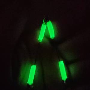 8062 5x móc câu cá hỗ trợ câu cá Móc Đôi phát sáng phát sáng bằng thép không gỉ dây thép không gỉ chống cắn - Product Image 5