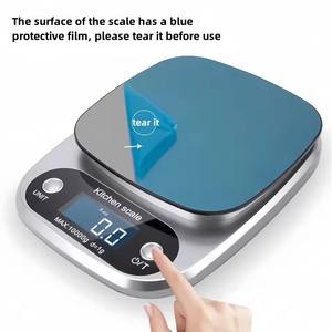 Digital Kitchen <strong>Scale</strong> Stainless Steel LCD Electronic Food <strong>Scale</strong> Jewelry Coffee Baking Portable High-quality Kitchen Tool 10kg/1g - Product Image 5