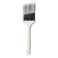 Pinceau d'artiste conique en polyester PBT à manche en bois, sans couture, à poils non effilochables
