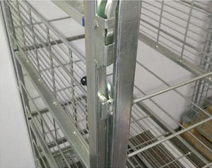Chariots à lait ZENDA en acier inoxydable, chariots de manutention robustes et pliables pour produits laitiers - Product Image 4