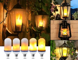 Bóng Đèn LED Hiệu Ứng Ngọn Lửa Bán Chạy Nhất E27 E26 Base SMD2835 99 Đèn LED Hạt Nhảy Lửa - Product Image 4