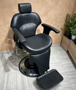 Light luxury hair salon <b>chair</b> with adjustable adjustable footrest and adjustable lift - Product Image 5