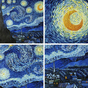 Décor à la maison paysage fait à la main toile mur Art célèbre Vincent <span class=keywords><strong>Van</strong></span> <span class=keywords><strong>Gogh</strong></span> peinture à l'huile Reproductions chine - Product Image 4