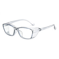 Gafas de Seguridad Deportivas Transparentes Cuadradas con Diseño Personalizado LMA, ANSI Z87, para Mujer y Hombre, con Protección Removible Contra la Luz Azul