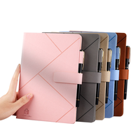 Carnet de notes A5 avec couverture en cuir PU, fournitures scolaires personnalisées