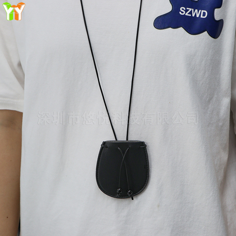 Fashion Pendant Necklace Mini Coin Bag Keychain (YY0407) - YY Brand PU Leather Small Bag Charm