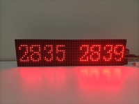 Écran LED numérique P10 personnalisé pour l'extérieur, affichage de texte défilant pour les gares, les magasins de détail, les enseignes publicitaires, les bannières, le contrôle par téléphone