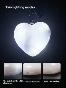 Wholesale Light Bag Lamp Purse Night with Keychain Clip Xmas Gifts Heart Round <b>Star</b> Shaped Touch Sensor for Women Smart Home - Product Image 6