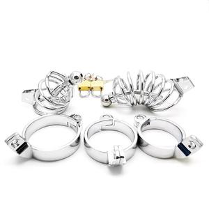 MOGlovers-Jaula de Metal para Pene con Cinturón para Adulto, Dispositivo de Castidad con Tapón, Consoladores, Juguetes Sexuales - Product Image 2