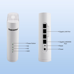 Yeacomm NR315 5G IDU CPE Router Firewall Interior <span class=keywords><strong>WiFi</strong></span> 6 AX1800 Velocidad de 4Gbps Ranura Dual SIM Puertos Gigabit 1000Mbps Hogar Negocio - Product Image 3