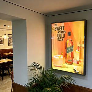 Letrero Luminoso LED Ultrafino de Aluminio y Vidrio Templado de Alto Brillo, Formato A4, Tablero de Exhibición Retroiluminado, Gran Venta de Fábrica - Product Image 4