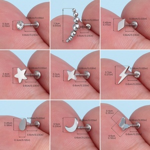 ต่างหูแบบเสียบ Gaby ชุบทอง 18K ได้รับการรับรองจาก ASTM ทำจากสแตนเลสสตีล ดีไซน์เรียบหรู สไตล์วินเทจ เหมาะสำหรับงานหมั้นและงานแต่งงาน - Product Image 3