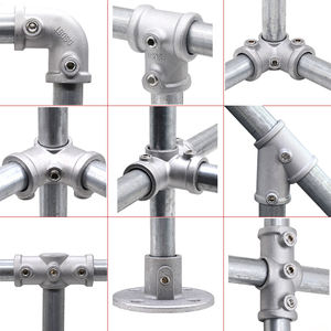 Raccordi per Tubi in Lega di Alluminio all'Ingrosso, Raccordi Strutturali Chiave, Sistema di Corrimano con Morsetto Chiave Zincato - Product Image 1