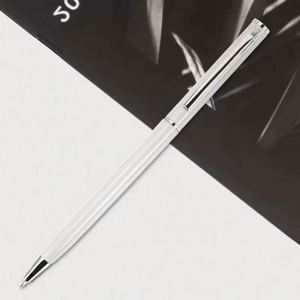 Bolígrafo de Metal Delgado con Logotipo Personalizado, Diseño Novedoso y Elegante de 1.0 mm, Regalo Promocional para Empresas, Oficinas, Hoteles y Publicidad - Product Image 6