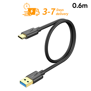สายชาร์จเร็ว SUNGUY ได้รับการรับรองมาตรฐาน CE ขนาด 0.6 เมตร 18 วัตต์ สายดาต้า USB C สำหรับโทรศัพท์และแล็ปท็อป รองรับการถ่ายโอนข้อมูลความเร็วสูง - Product Image 1