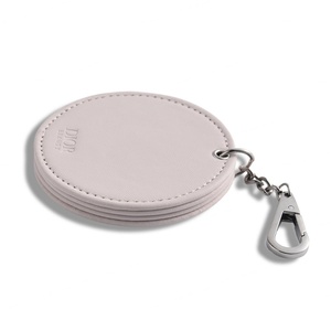 Luxury PU Leather Wholesale Rotatable Debossed Logo Portable Travel Portable Cosmetic <b>Mirror</b> - Product Image 6