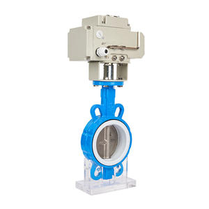 Válvula de Mariposa Eléctrica Qimaike D971X de Acero Inoxidable con Material de PTFE, Resistente a Ácidos y Álcalis, Interruptor Regulador DN50 para - Product Image 5