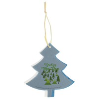 Adorno de Papel Sembrable con Forma de Árbol y Logotipo Personalizado, Regalo Ecológico Plantable para Celebraciones Forestales, Venta al Por Mayor