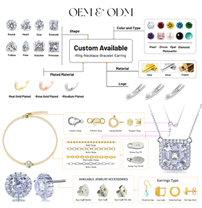 Set di Gioielli Kirin Personalizzato in <span class=keywords><strong>Argento</strong></span> 925 con Moissanite Certificata GRA, <span class=keywords><strong>Anelli</strong></span> Placcati in Rodio Senza Piombo/Nichel - Product Image 4