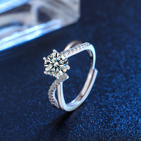 Personnalisation Nouveau Design Vente en Gros Bagues de Fiançailles et Alliances en Diamant Réglables pour Homme et Femme – Ensemble Couple