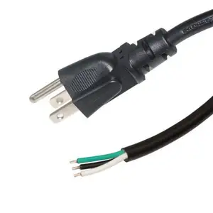 Werks großhandel Open End Netz kabel Licht 2 USA Netz kabel Twin Verlängerung kabel Steckdosen leiste