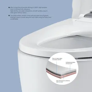 HLLI Automatic Sanitary Ware Items Ceramic Bowl Withe Bathroom Wc Intelligent Smart Toilet