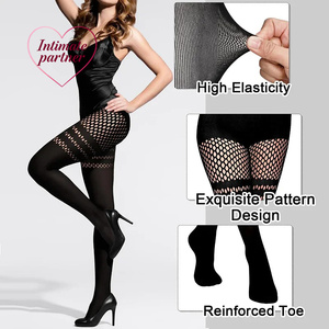 Pantimedias huecas negras, tirantes, medias de red, medias de club nocturno para mujer, medias de red de pesca Sexy para baile, calcetines para niñas - Product Image 6