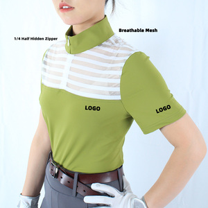 Productos ecuestres al por mayor únicos de ARLAN, camisa polo ecuestre de manga corta para mujer, ropa ecuestre - Product Image 1