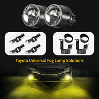 Projecteur 3 pouces Ensemble universel de phares antibrouillard avant 5500K Led Laser Fog Projector Lens for Toyota Cars