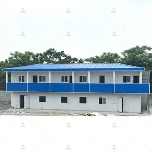 T Style Prefabricated Houses Portable Steel Integrated Housing For Temporary Worker Dormitory