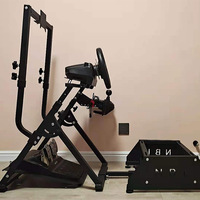 Support de volant de course pliable pour simulateur de cockpit, compatible avec G27 G29 G923, Thrust T300RS T500RS, support de volant de jeu réglable