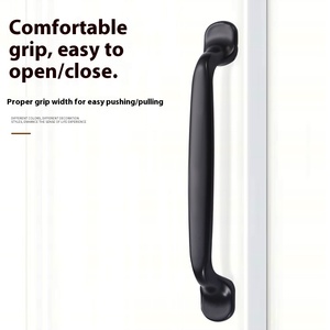 <strong>Modern</strong> American Style <strong>Black</strong> Aluminum Alloy Durable 30mm Height Model BYF-A-64 Furniture Handle <strong>Knob</strong> for Living Room Cabinet - Product Image 3