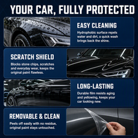 Film de protection de peinture (PPF) brillant rose carnation personnalisé en gros pour changement de couleur de voiture, rouleau pour carrosserie complète