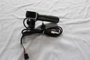 Skuter listrik lipat, kontrol kecepatan setang tampilan daya 5-Core tahan air <span class=keywords><strong>Throttle</strong></span> akselerator aksesoris - Product Image 3