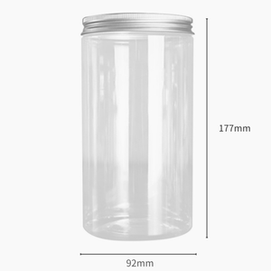 Food grade wide mouth plastic can/pet jar /plastic jar with cap
