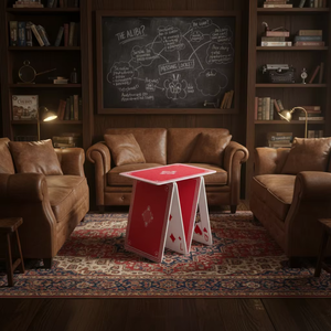Table Basse Moderne Créative et Artistique en Forme de Carte à Jouer pour Café, <span class=keywords><strong>Magasin</strong></span> de Jouets et Salon Thème 'Script Murder' Viral - Product Image 3