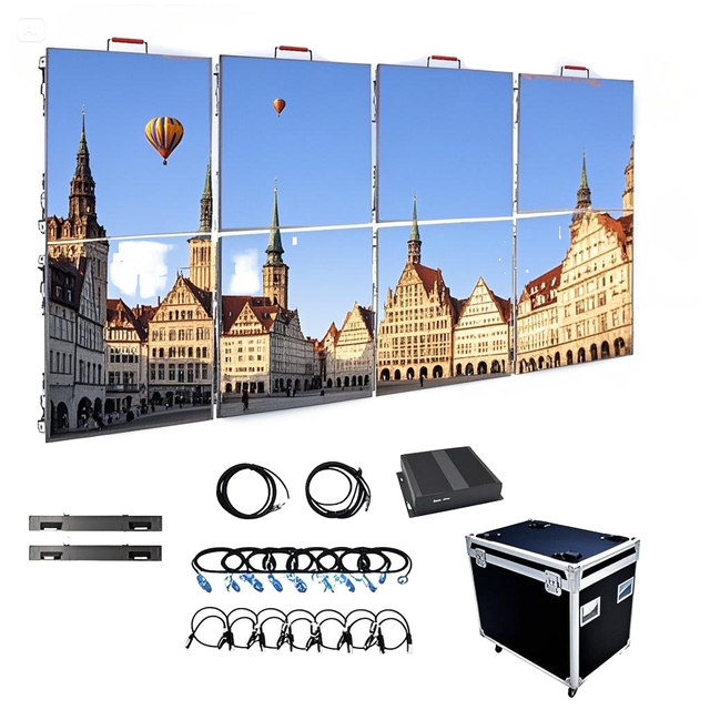 Customized P3.91 Stage LED Module 500x1000mm IP65 Waterproof Outdoor Rental Screen Advertising Background Video Wall 4000-6000cd