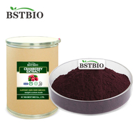 Extrait de jus de canneberge en poudre en gros, proanthocyanidines 10 % / Extrait de canneberge