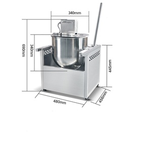 HYR Commercial Fully Automatic Popcorn Maker Industrial Pop <strong>Corn</strong> Machine Gas Heating Manual/Electric Stirring for Popcorn Making - Product Image 3