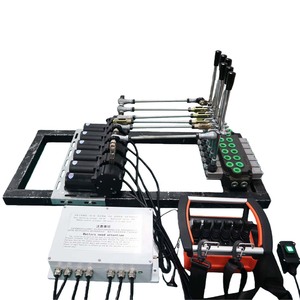 hydraulique joystick vanne directionnelle 4 leviers camion grue radio kits de télécommande intelligents - Product Image 1