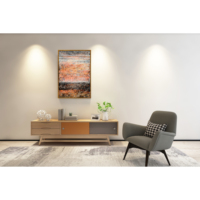 Peinture à l'huile abstraite personnalisée en gros sur toile, impression nature morte, imperméable et écologique pour la décoration murale de salon et d'hôtels