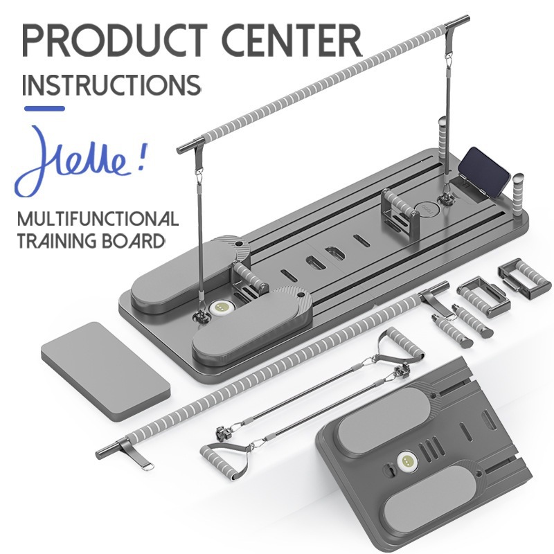Black Foldable Upgraded w/ Pilates Bar & Reinforced Shaft