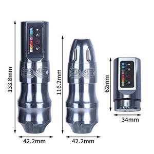 Type de stylo personnalisé professionnel Flux de course réglable Max vente pistolet rotatif <span class=keywords><strong>Kit</strong></span> <span class=keywords><strong>complet</strong></span> <span class=keywords><strong>complet</strong></span> <span class=keywords><strong>Machine</strong></span> à <span class=keywords><strong>tatouer</strong></span> sans fil - Product Image 2