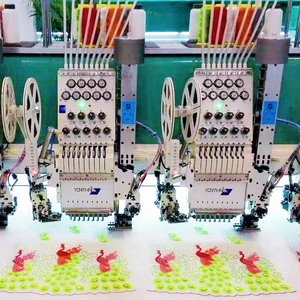 Yonthin Chất lượng cao đa đầu phẳng + sequin + cordng + Khăn Chenille máy thêu - Product Image 3